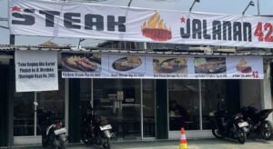 Lokasi Steak Jalanan Dijalan Kemakmuran, Sukmajaya, Depok.